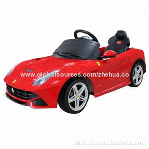 6V Ferrari F12 Licensed Battery-operated 4CH R/C Ride-on Car with MP3 and Cool Design